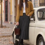 Bolso Freya Marrón Pepa Laguna, look de otoño