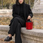 Bolso Freya Rojo Pepa Laguna, look de otoño